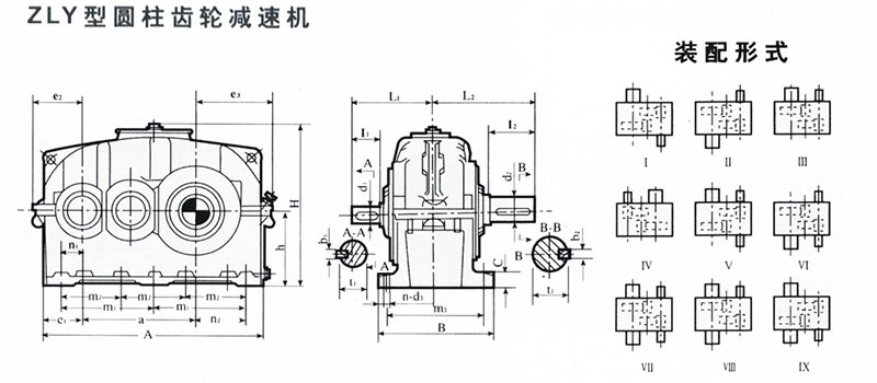 減速機(jī)廠家——ZLY兩級齒輪減速機(jī)