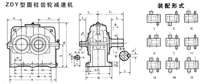 減速機(jī)廠家——ZDY單級(jí)齒輪減速機(jī)